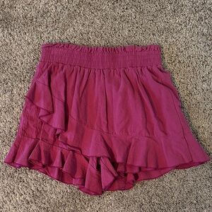 Ruffled Pink Skort